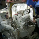 Illustration for article titled Watch as Astronauts Scramble Around Outside the Space Station